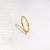 Picture of Small Gold Plated Fashion Ring of Original Design