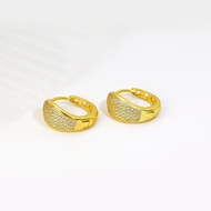 Picture of Copper or Brass Gold Plated Huggie Earrings at Unbeatable Price