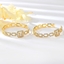 Show details for Famous Cubic Zirconia Gold Plated Big Hoop Earrings