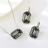 Show details for Zinc Alloy Black 2 Piece Jewelry Set with Full Guarantee Show details for Zinc Alloy Black 2 Piece Jewelry Set with Full Guarantee