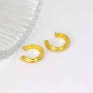 Picture of Delicate Gold Plated Clip On Earrings with Fast Delivery