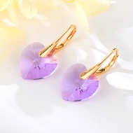 Show details for Distinctive Purple Swarovski Element Dangle Earrings with Low MOQ Show details for Distinctive Purple Swarovski Element Dangle Earrings with Low MOQ