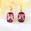 Show details for Good Swarovski Element Copper or Brass Dangle Earrings