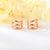 Picture of Amazing Plain Rose Gold Plated Big Stud Earrings