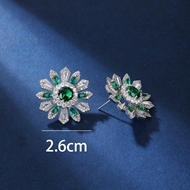 Picture of Luxury Flower Big Stud Earrings with 3~7 Day Delivery