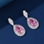 Picture of Famous Big Pink Dangle Earrings