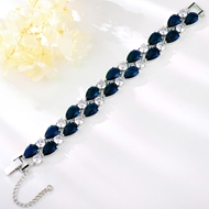 Show details for Platinum Plated Cubic Zirconia Fashion Bracelet with Wow Elements Show details for Platinum Plated Cubic Zirconia Fashion Bracelet with Wow Elements