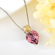 Show details for Love & Heart Small Pendant Necklace at Factory Price Show details for Love & Heart Small Pendant Necklace at Factory Price