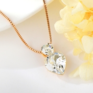 Show details for Designer Copper or Brass White Pendant Necklace with No-Risk Return Show details for Designer Copper or Brass White Pendant Necklace with No-Risk Return