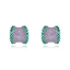Show details for Top Cubic Zirconia Copper or Brass Big Stud Earrings