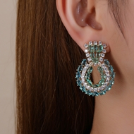 Picture of Trendy Gold Plated Big Dangle Earrings with No-Risk Refund