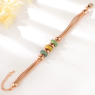 Picture of Reasonably Priced Gold Plated Colorful Fashion Bracelet with Low Cost