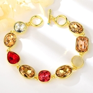 Show details for Trendy Gold Plated Artificial Crystal Fashion Bracelet with No-Risk Refund Show details for Trendy Gold Plated Artificial Crystal Fashion Bracelet with No-Risk Refund