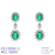 Picture of Luxury Cubic Zirconia Dangle Earrings with 3~7 Day Delivery