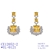 Picture of Hot Selling Yellow Luxury Dangle Earrings from Top Designer