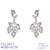 Picture of Luxury Platinum Plated Dangle Earrings of Original Design