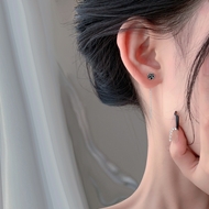 Picture of Versatile Cute Flower Small Hoop Earrings