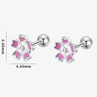 Picture of Most Popular Flower Holiday Small Hoop Earrings