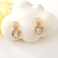 Show details for Hypoallergenic Rose Gold Plated Swarovski Element Dangle Earrings with Easy Return Show details for Hypoallergenic Rose Gold Plated Swarovski Element Dangle Earrings with Easy Return