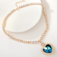 Show details for Nickel Free Rose Gold Plated Swarovski Element Pendant Necklace with No-Risk Refund Show details for Nickel Free Rose Gold Plated Swarovski Element Pendant Necklace with No-Risk Refund