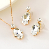 Show details for Unique Swarovski Element Irregular 2 Piece Jewelry Set Show details for Unique Swarovski Element Irregular 2 Piece Jewelry Set