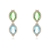 Picture of Copper or Brass Platinum Plated Dangle Earrings From Reliable Factory