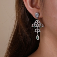 Picture of Most Popular Cubic Zirconia Party Dangle Earrings