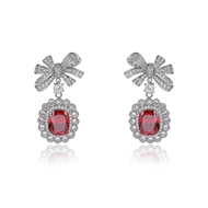 Picture of Irresistible Red Flowers & Plants Dangle Earrings For Your Occasions