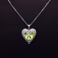 Show details for Brand New Green Love & Heart Pendant Necklace Show details for Brand New Green Love & Heart Pendant Necklace