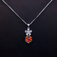 Show details for Eye-Catching Platinum Plated Flowers & Plants Pendant Necklace with Member Discount Show details for Eye-Catching Platinum Plated Flowers & Plants Pendant Necklace with Member Discount