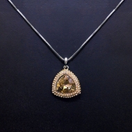 Show details for Recommended Platinum Plated Cubic Zirconia Pendant Necklace from Top Designer Show details for Recommended Platinum Plated Cubic Zirconia Pendant Necklace from Top Designer