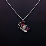 Show details for Famous Butterfly Copper or Brass Pendant Necklace Show details for Famous Butterfly Copper or Brass Pendant Necklace