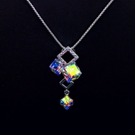Show details for Copper or Brass Geometric Pendant Necklace with Low MOQ Show details for Copper or Brass Geometric Pendant Necklace with Low MOQ