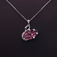 Show details for Unusual swan Holiday Pendant Necklace Show details for Unusual swan Holiday Pendant Necklace