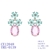 Picture of Party Cubic Zirconia Dangle Earrings with Speedy Delivery