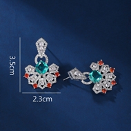 Picture of Luxury Cubic Zirconia Dangle Earrings at Unbeatable Price