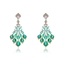 Show details for Luxury Green Dangle Earrings with 3~7 Day Delivery