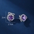 Picture of Great Cubic Zirconia Platinum Plated Dangle Earrings