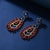 Picture of Filigree Flowers & Plants Cubic Zirconia Dangle Earrings