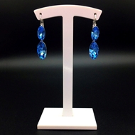 Show details for Great Value Blue Luxury Huggie Earrings with Full Guarantee Show details for Great Value Blue Luxury Huggie Earrings with Full Guarantee
