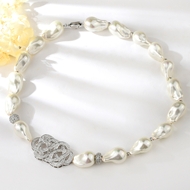 Show details for Classic Platinum Plated Pendant Necklace Shopping Show details for Classic Platinum Plated Pendant Necklace Shopping