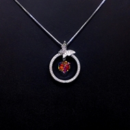 Show details for Fashion Platinum Plated Pendant Necklace at Unbeatable Price Show details for Fashion Platinum Plated Pendant Necklace at Unbeatable Price