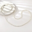Show details for Unique shell pearlClassic Long Chain Necklace