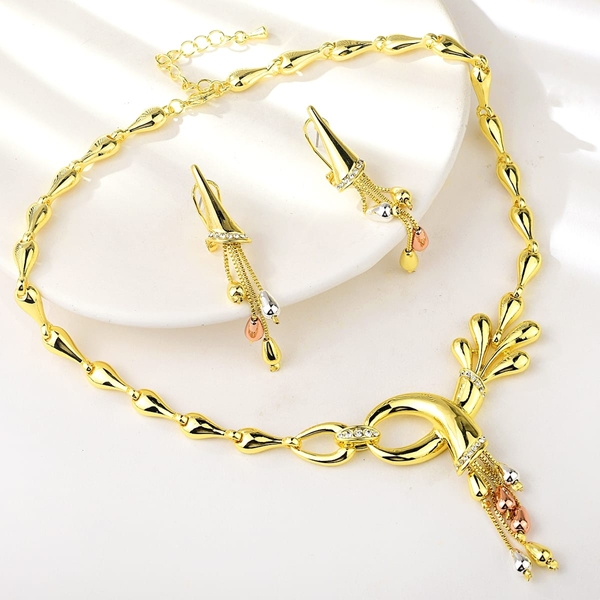 Picture of Bulk Multi-tone Plated Zinc Alloy 2 Piece Jewelry Set Exclusive Online