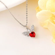 Show details for Nickel Free Platinum Plated Swarovski Element Pendant Necklace with No-Risk Refund Show details for Nickel Free Platinum Plated Swarovski Element Pendant Necklace with No-Risk Refund