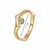 Picture of Designer Gold Plated White Fashion Ring with No-Risk Return