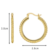 Picture of Copper or Brass Party Small Hoop Earrings From Reliable Factory