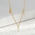 Picture of Cubic Zirconia Gold Plated Pendant Necklace Online Only