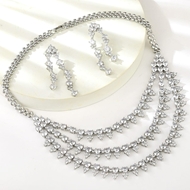 Show details for Good Quality Cubic Zirconia White 4 Piece Jewelry Set Show details for Good Quality Cubic Zirconia White 4 Piece Jewelry Set
