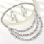 Show details for Good Quality Cubic Zirconia White 4 Piece Jewelry Set